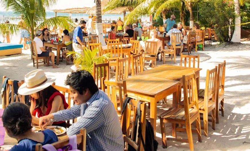 Image 14: Luxury Catamaran to Isla Mujeres All Inclusive Open Bar Buffet