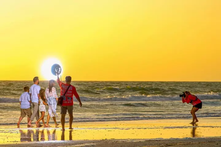 Family Sunset Photos - Daytona Beach