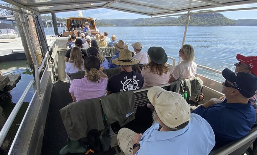 Image 6: Hawkesbury River Oyster lease tour then visit a seaside village