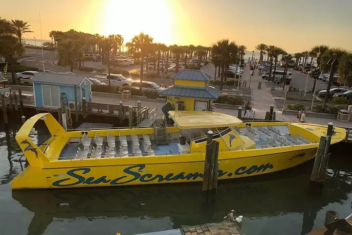 Sea Screamer Boat Cruise in Clearwater Beach with Transport