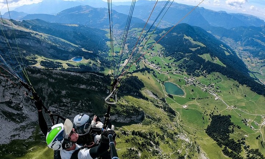 Image 5: Baptême en Parapente à La Clusaz