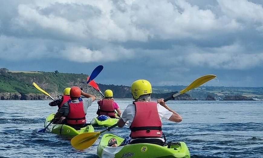 Image 5: Guided kayaking trip exploring the secrets of the Tenby coastline