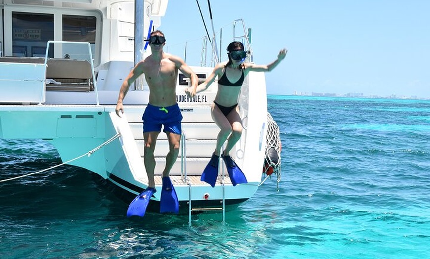 Image 32: All Inclusive Isla Mujeres Catamaran Tour with Beach Club