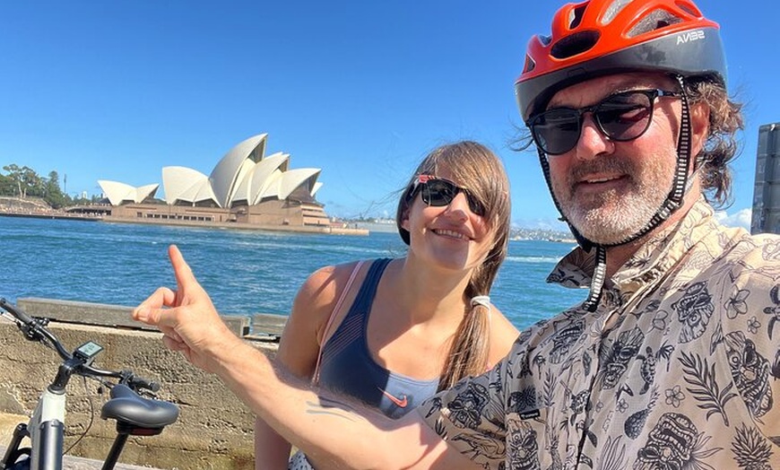 Image 12: Guided Electric Bike Tour of Sydney with Bluetooth helmets