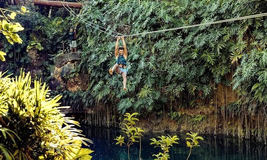 Image 9: Xenotes Xcaret 4 Cenotes Adventure