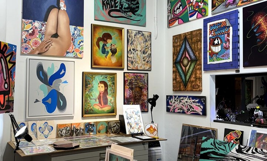 Image 12: Tour de arte callejero y galería contemporáneos de Barcelona