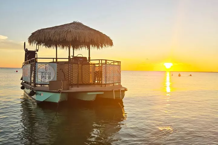 Fort Myers: Tiki Pub VIP Private Dolphin & Sunset Cruise - Primary Image