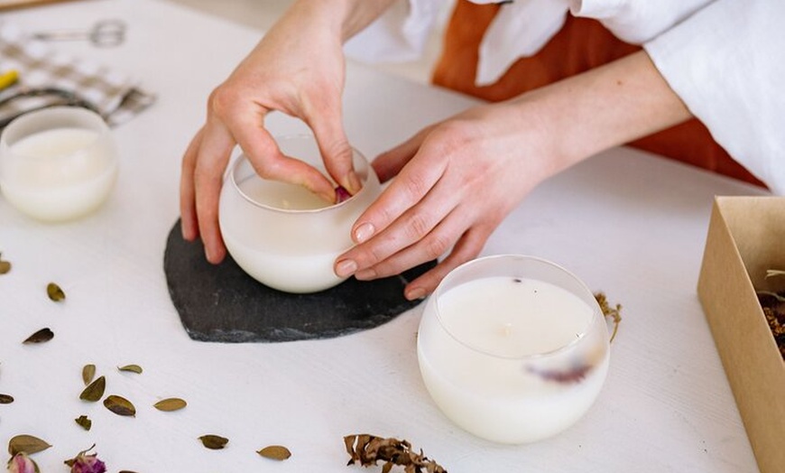 Image 11: DIY Candle Making Class at a Local Wine Bar in Atlanta