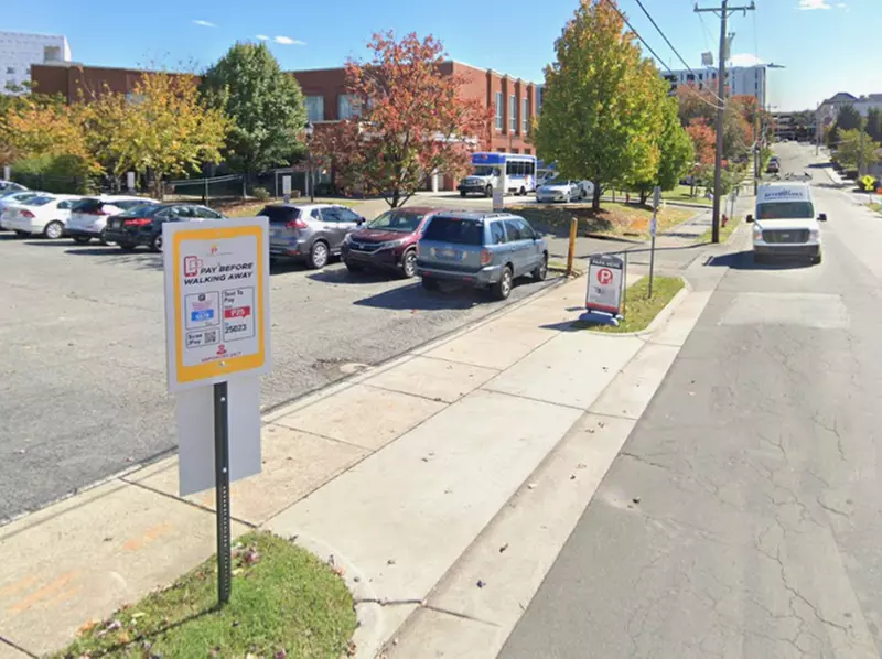 Parking at 410 Rigsbee Ave. Lot