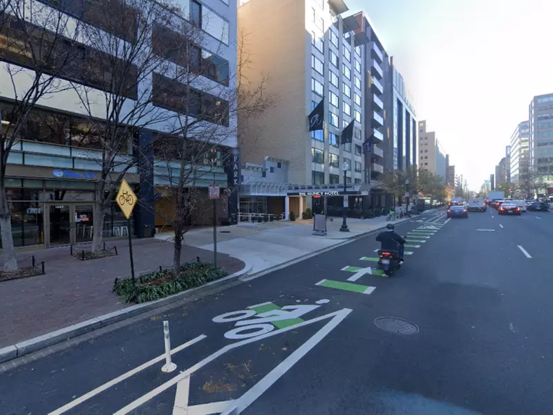 Parking at 1899 L St. NW. Garage