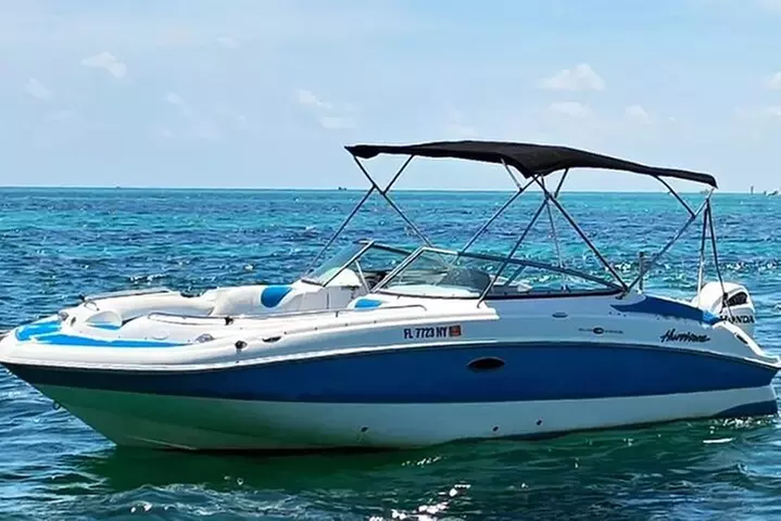 24' Hurricane Sundeck Boat Rental - Second Medium
