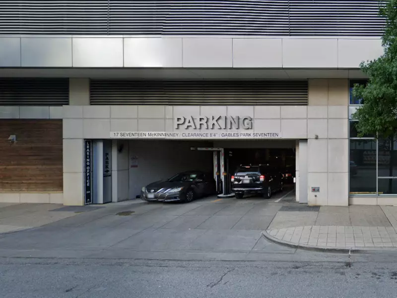 Parking at 1717 McKinney Ave. Garage