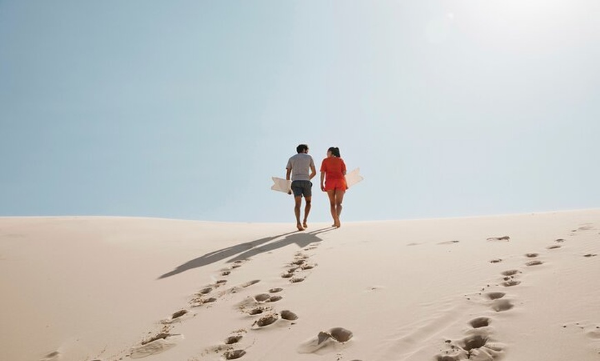 Image 2: Small Group Port Stephens + Dolphins + 4WD/sandboarding ex Sydney