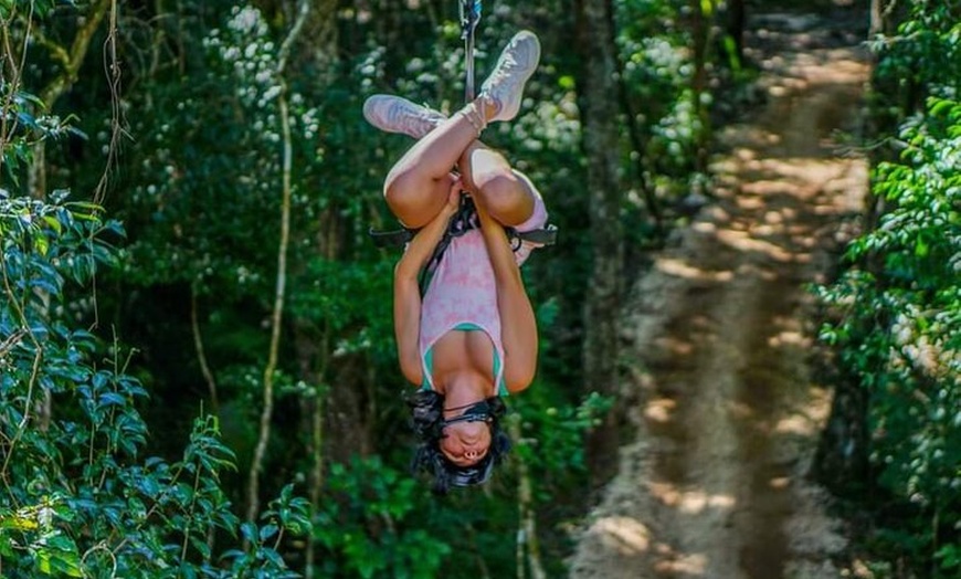 Image 8: Cancún Jungle Combo: ATV+Ziplines+ Cenote swim+ FREE Horse Ride