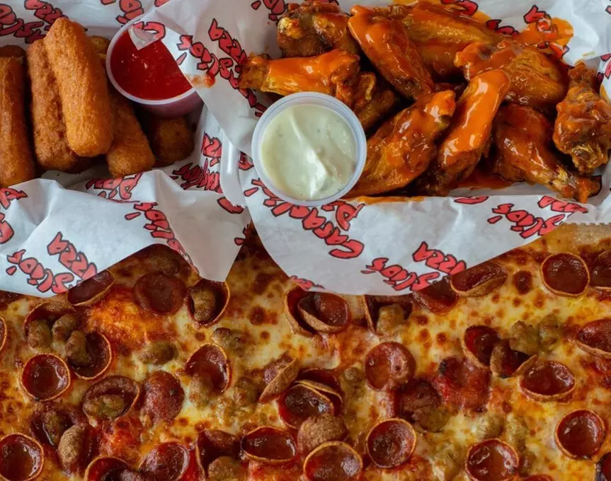 $18.50 For 1 Large Cheese Pizza & 1 Dozen Boneless Wings (Reg.$37)