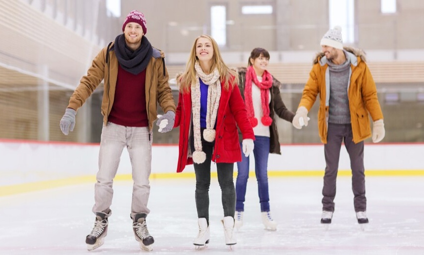 Image 4: $28 For Public Skating Admission & Skate Rental For 2 People (Reg. ...