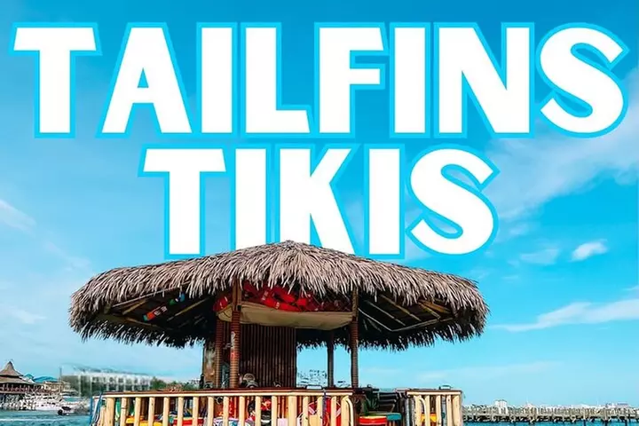 Tailfins Tiki Boats Crab Island Sandbar(3hrs/ 5/5:30 are 2hrs)