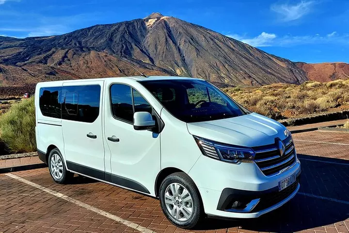 Parque Nacional Teide con furgoneta