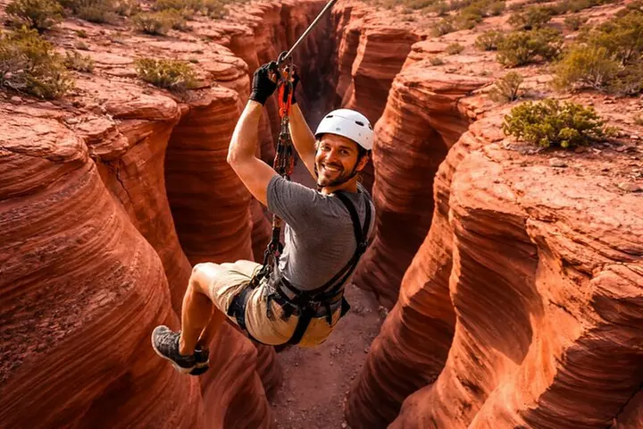 Navajo Nation Zipline Adventure Soar Over Slot Canyons