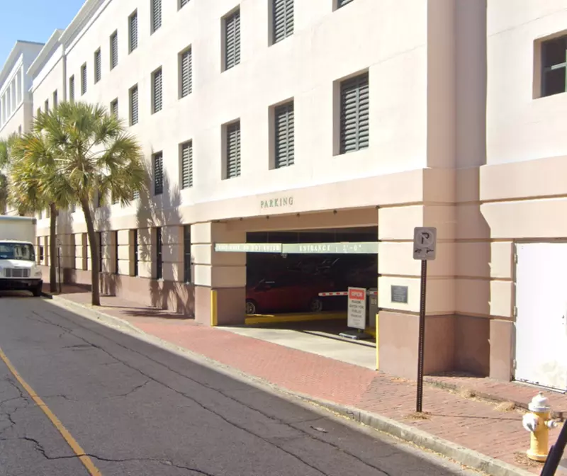 Parking at 200 Meeting St. Garage