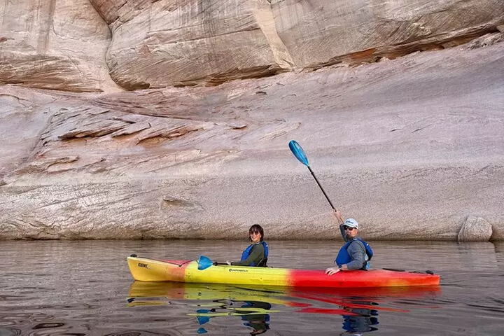 Kayak Antelope Canyon and hike, at Lake Powell
