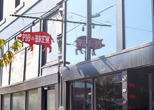 5% Cash Back at Pig and Brew