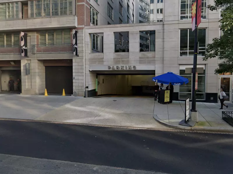 Parking at 1750 H St. NW. Garage