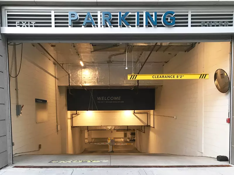 Parking at 2311 Wilson Blvd. Garage