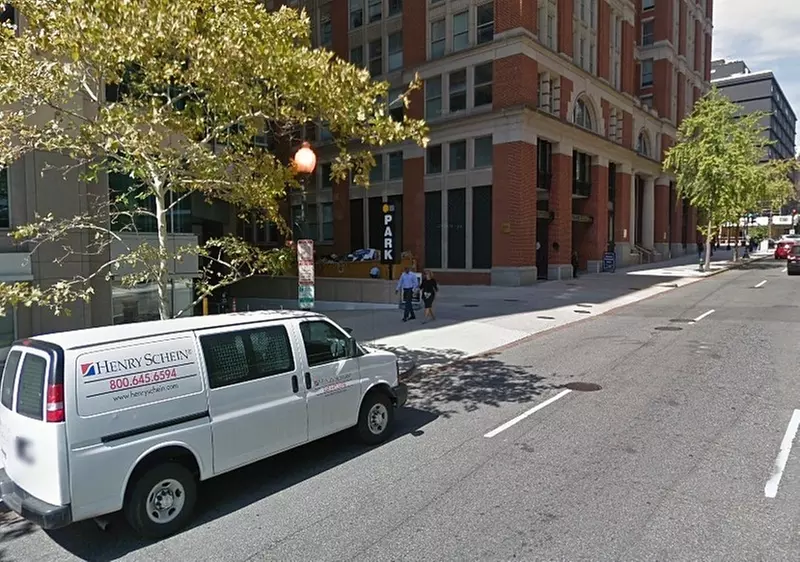 Parking at 1201 I St. NW. Garage