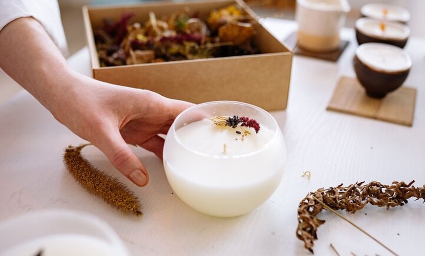 Image 3: DIY Candle Making Class at a Local Wine Bar in Atlanta