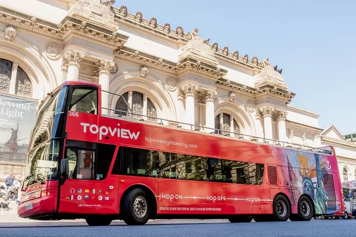 New York Hop On Hop Off Bus Tour Pass Flexible City Tour - Primary Image