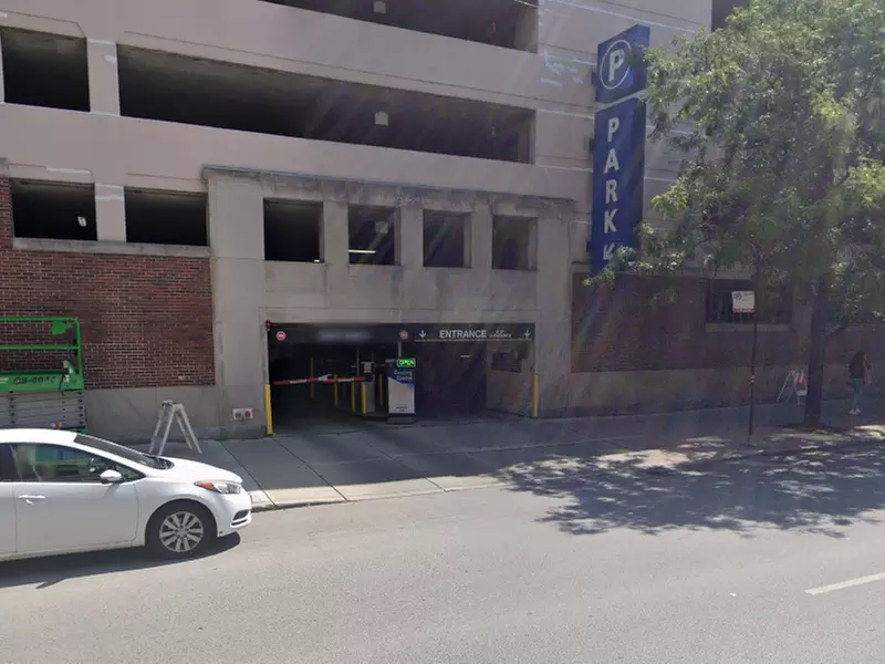 Parking at 77 W. Huron St. Garage