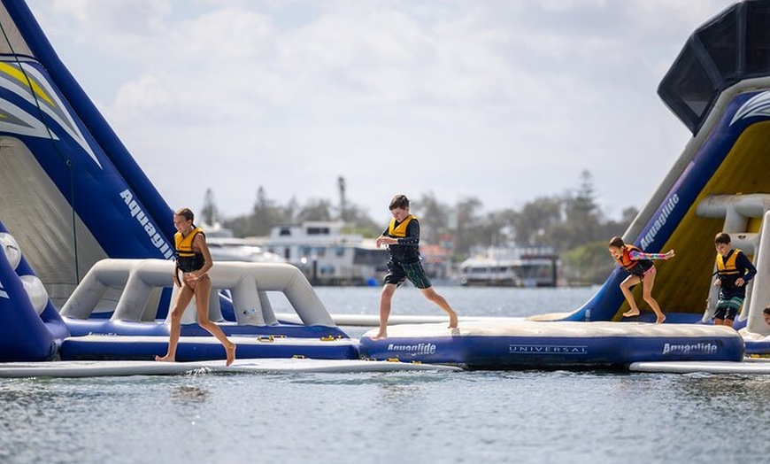 Image 10: 50 Minutes, Southport GC Aqua Park Inflatable Water Activity