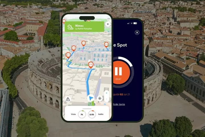 Nîmes Visite audioguidée à pied 1h10 et 18 commentaires audios - Primary Image