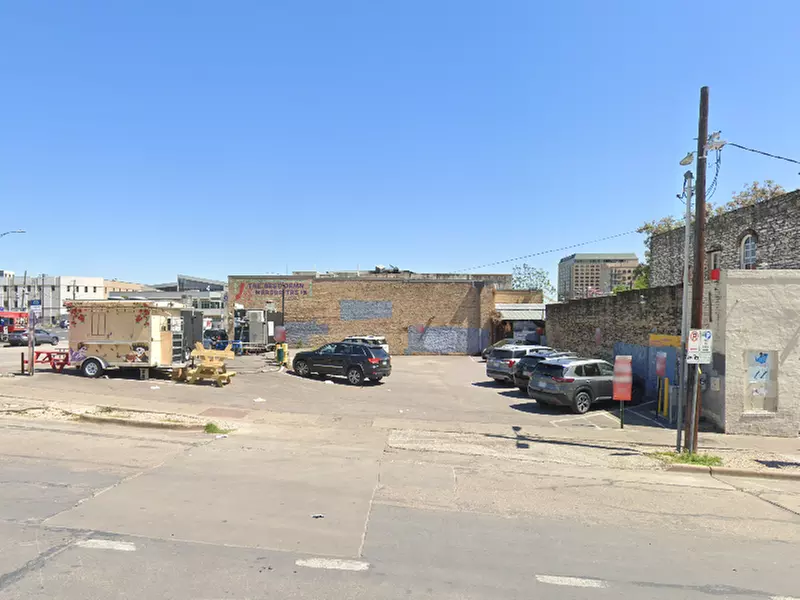 Parking at 611 Trinity St. Lot