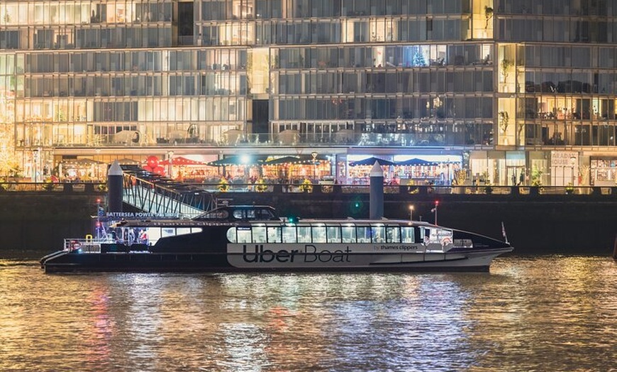 Image 15: London IFS Cable Car Uber Boat Return Thames River Journey