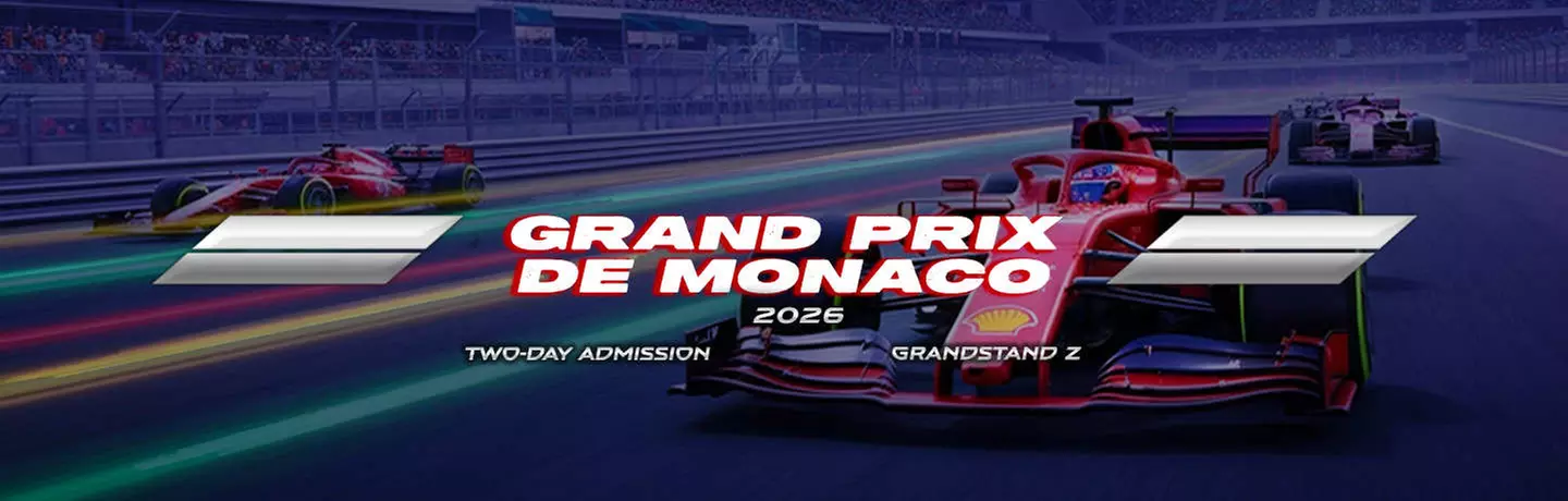 ✈ CÔTE D'AZUR | Cagnes-sur-Mer - Grand Prix de Formule 1 de Monaco - Entrée 2 jours Tribune Z & 3 nuits en hôtel 4*, 3 nuit - Formule 1 - Primary Image