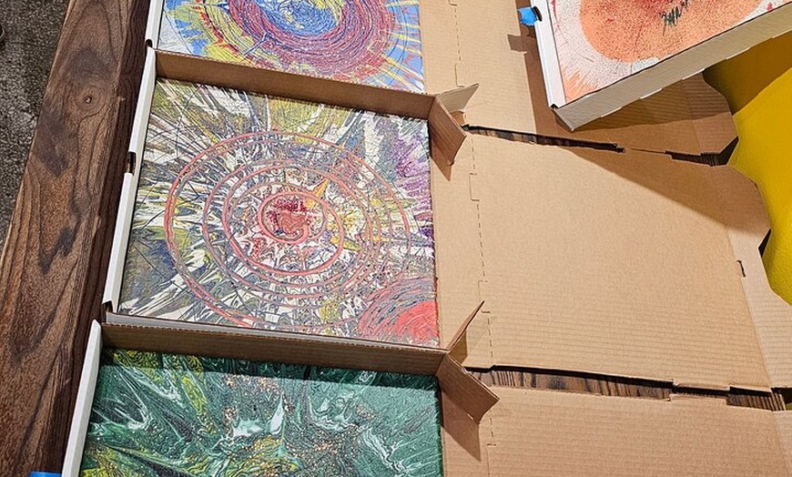 Image 3: Atlanta Spin Art – Create Your Own Masterpiece