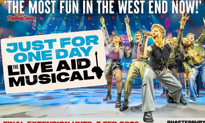 Image 1: London Theatre: JUST FOR ONE DAY - The Live Aid Musical