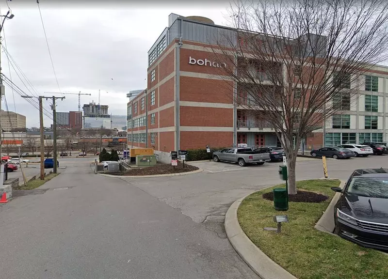 Parking at 1100 Demonbreun St. Lot