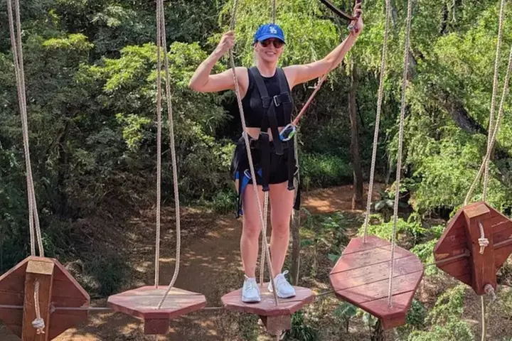 High Ropes Adventure Course at Coral Crater