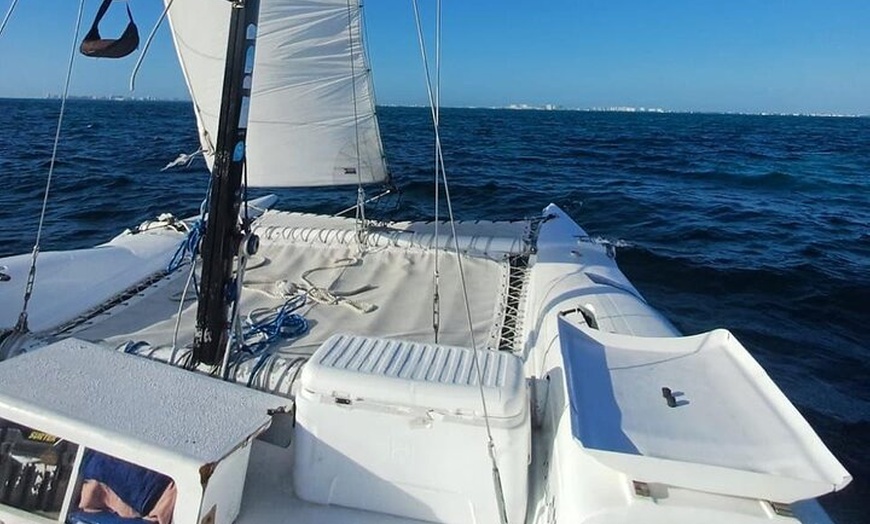 Image 2: Private Catamaran Tour to Isla Mujeres
