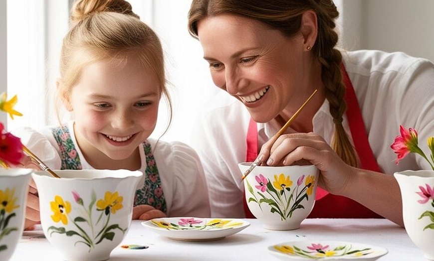 Image 9: Pottery painting class in Manchester