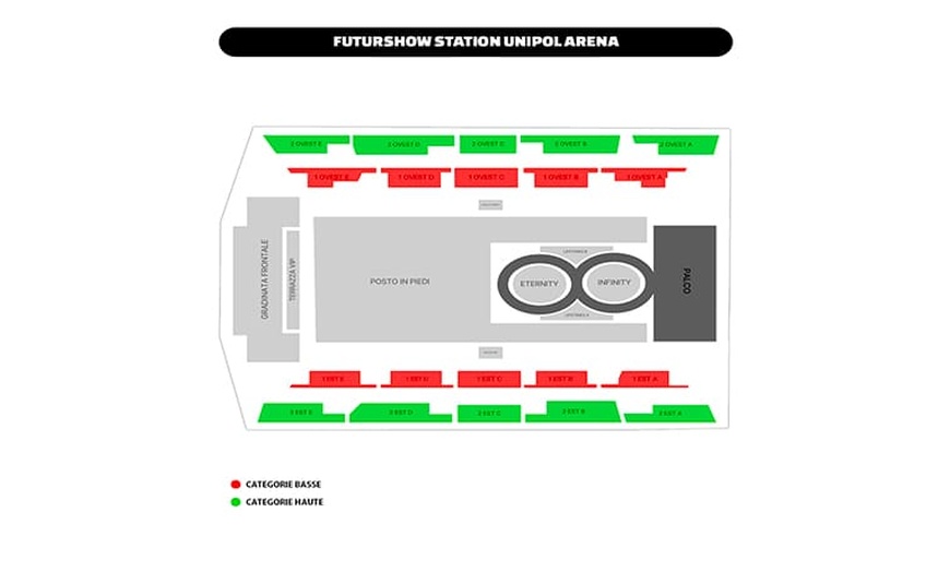 Image 2: ✈ ITALIE | Bologne - Concert Radiohead à Bologne - cat. Tribune hau...