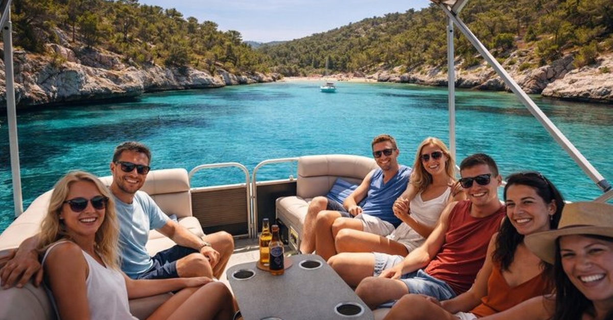 Alquiler de barco privado con paradas de natación en Mallorca