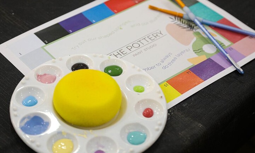 Image 2: Pottery painting class in Manchester