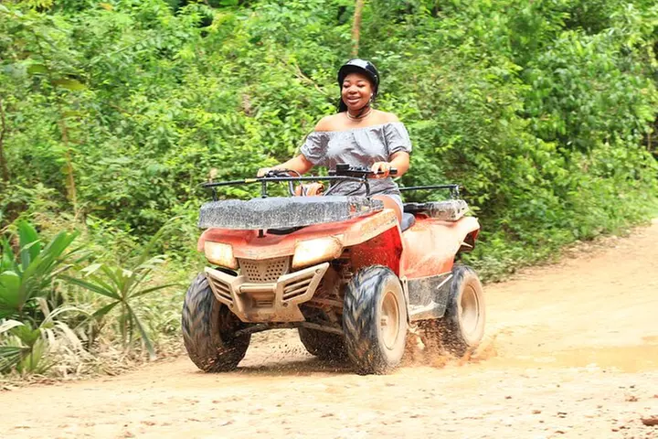 ATV with Ziplines and Cenote From Cancun