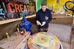 Atlanta Art Fun: Create a Pour Bear & Canvas Combo - Second Medium