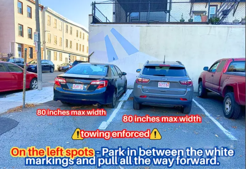 Parking at 114 Orleans St. Lot