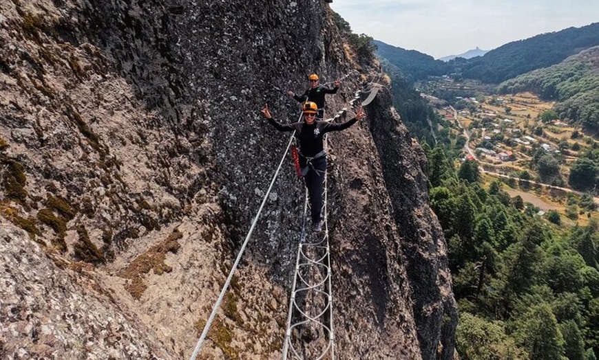 Image 28: Via Ferrata Adventure at 2 Hrs from Mexico City